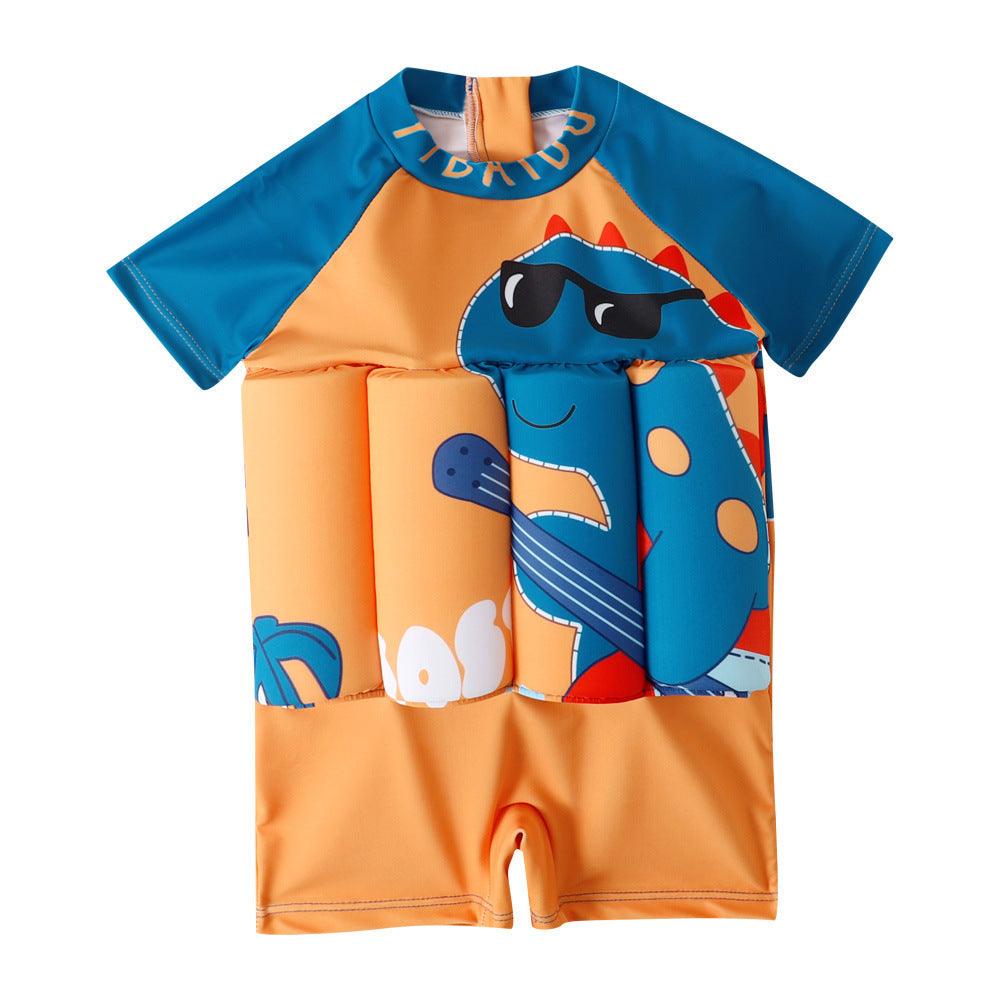 Children's Swimsuit Dinosaur With Buoyancy Jumpsuit