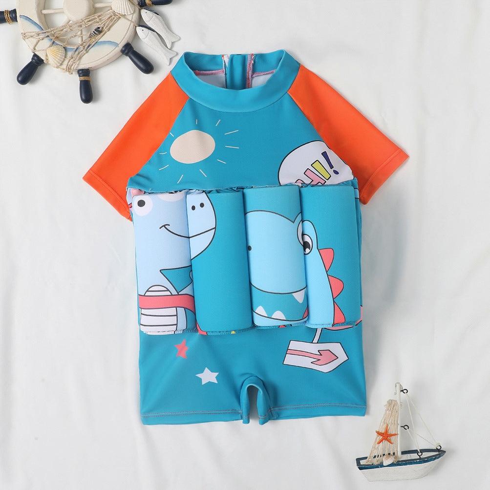 Children's Swimsuit Dinosaur With Buoyancy Jumpsuit
