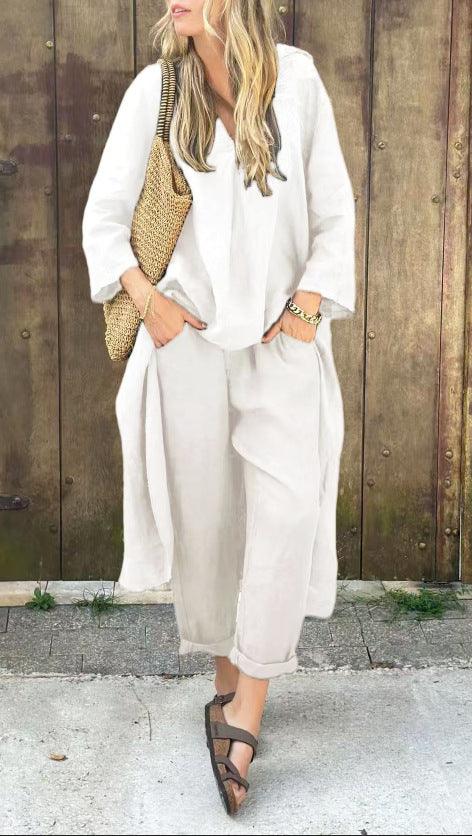 Loose Top & Wide Leg Pants