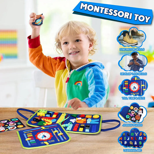 Montessori Toys Busy Board for Toddlers