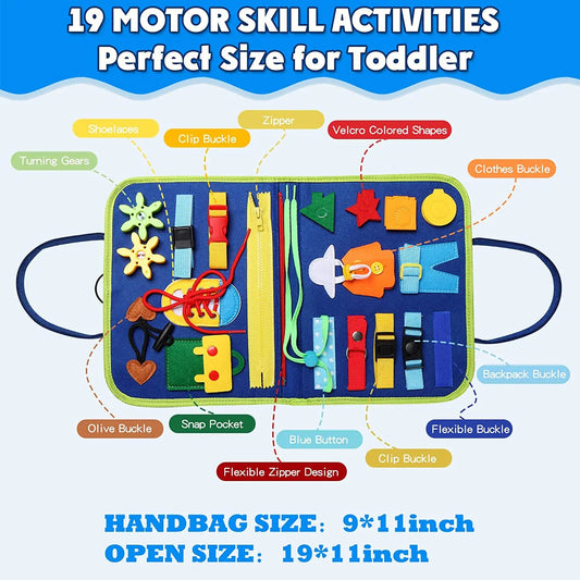 Montessori Toys Busy Board for Toddlers