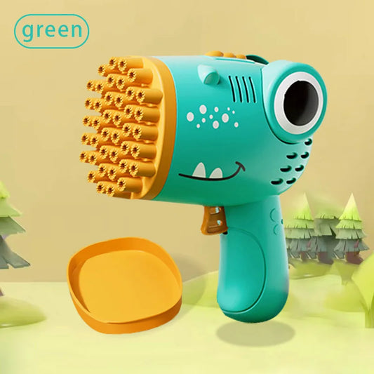 40 Hole Dinosaur Bubble Handheld Electric Bubble Machine