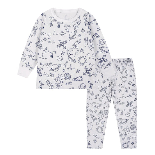 Kids DIY Sketch Colorful Pajama Set