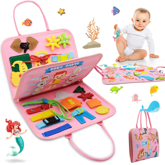 Montessori Busy Book Educational Toys For Toddler