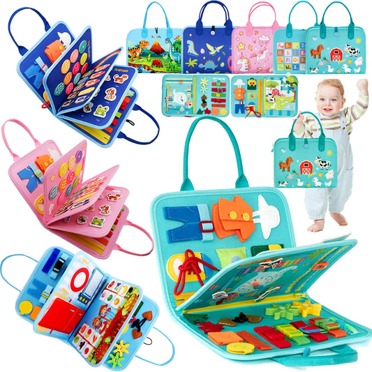 Montessori Busy Book Educational Toys For Toddler