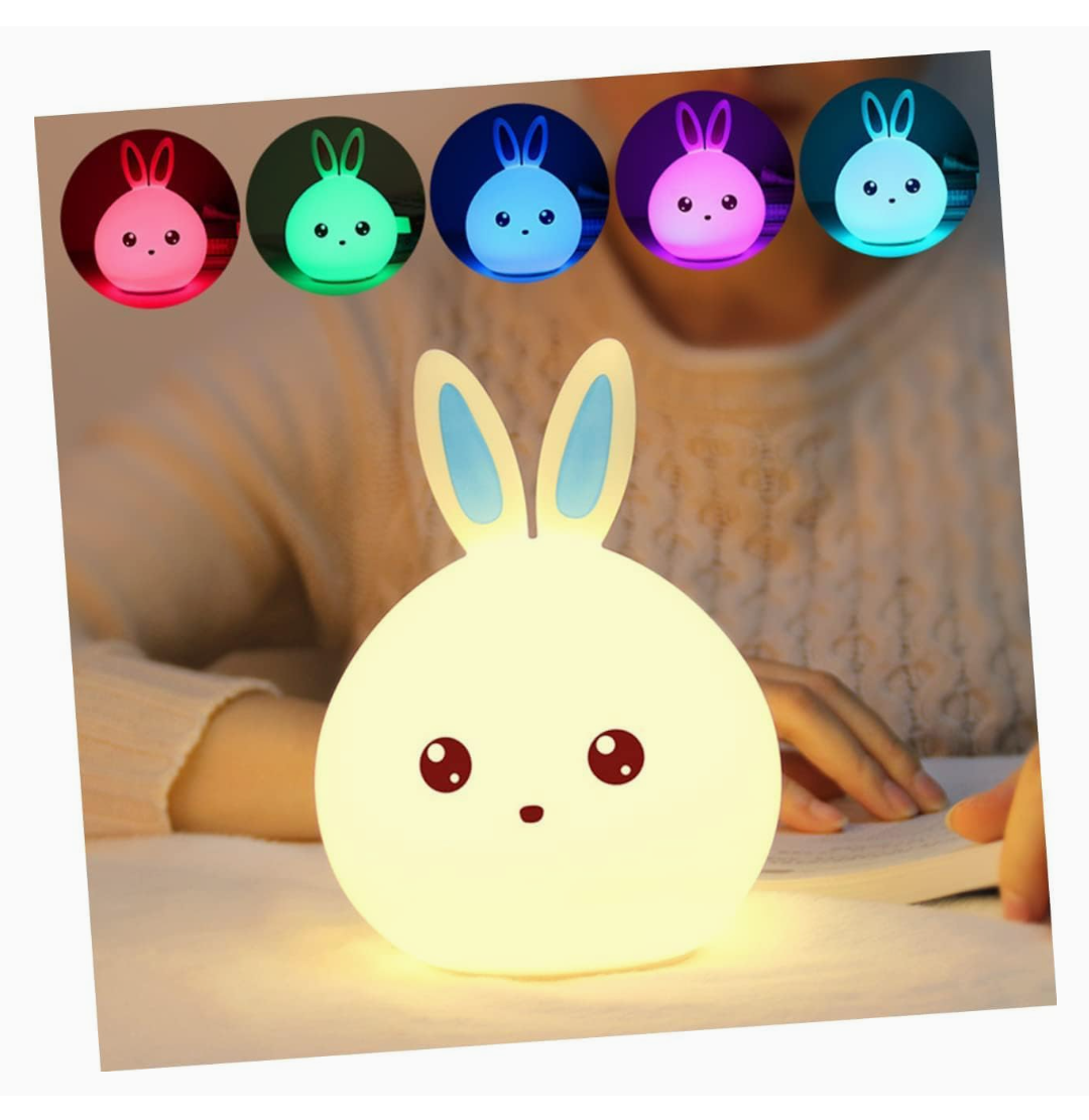 Reliant Cute Rabbit Silicone Night Lamp