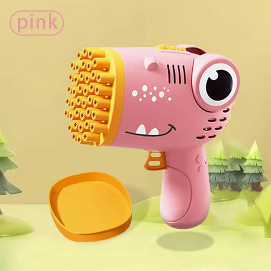 40 Hole Dinosaur Bubble Handheld Electric Bubble Machine