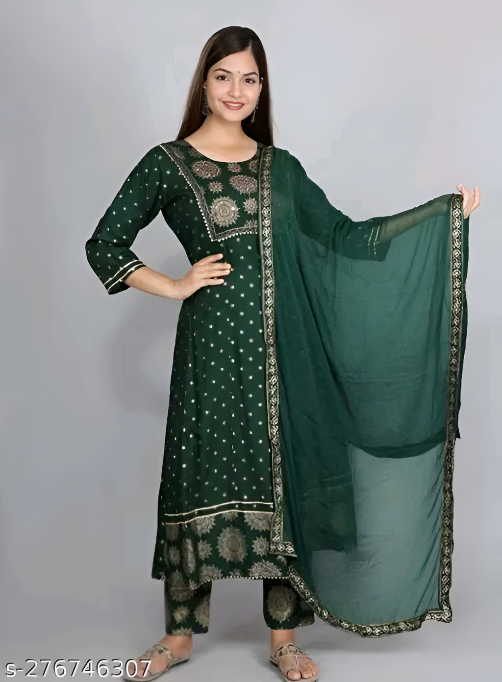 Reliant Anarkali Dupatta Set